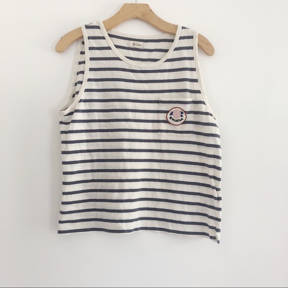 Madewell Striped Hiatus Tank Top - Picture 2 of 7
